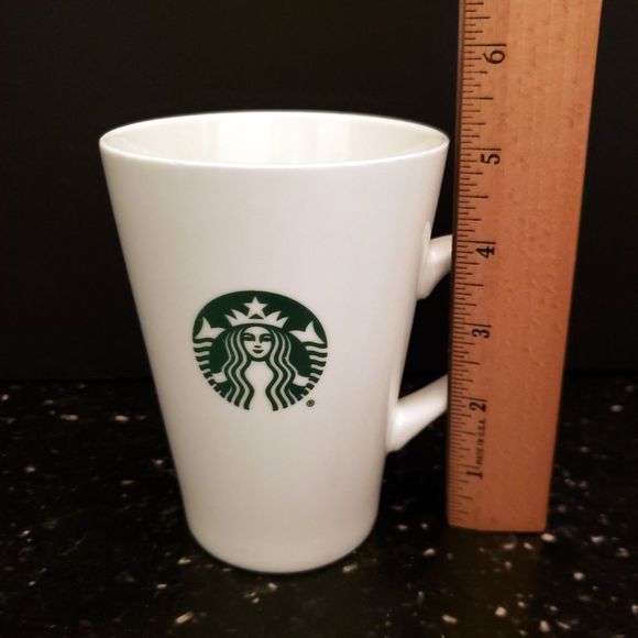 Starbucks 2015 Tall Mug Cup Green Mermaid Logo White Coffee Tea - Picture 8 of 8